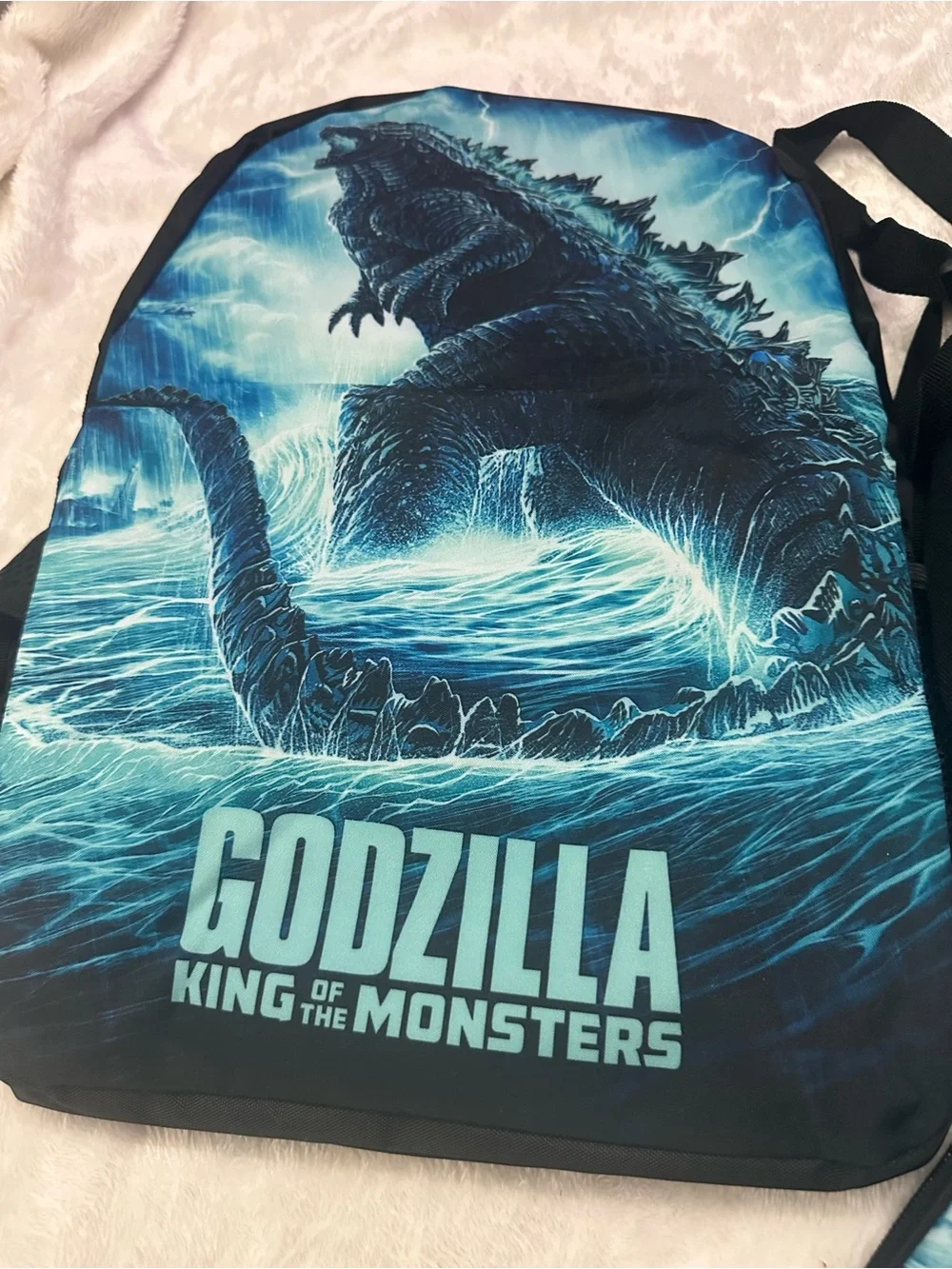 King of the Monsters Kids Blue Backpack Set